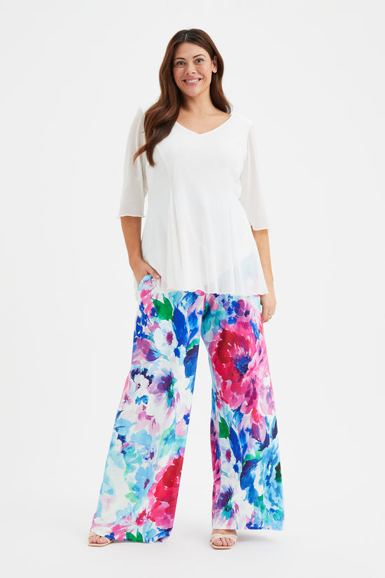 The Ivory Pink Blue Bette Lounge Pant
