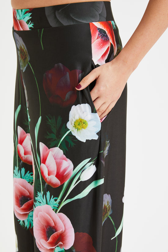 The Black Red Poppy Bette Lounge Pant
