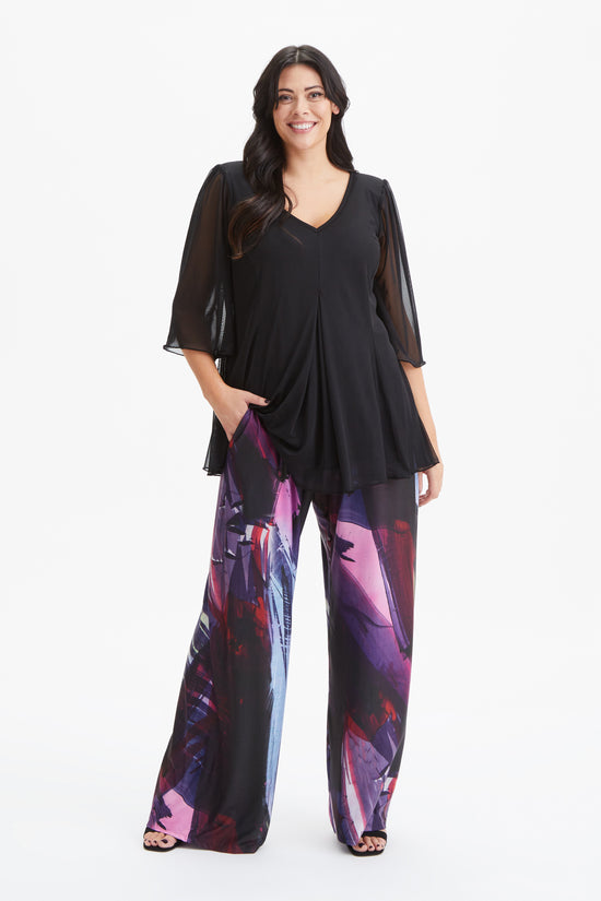The Black Abstract Bette Lounge Pant