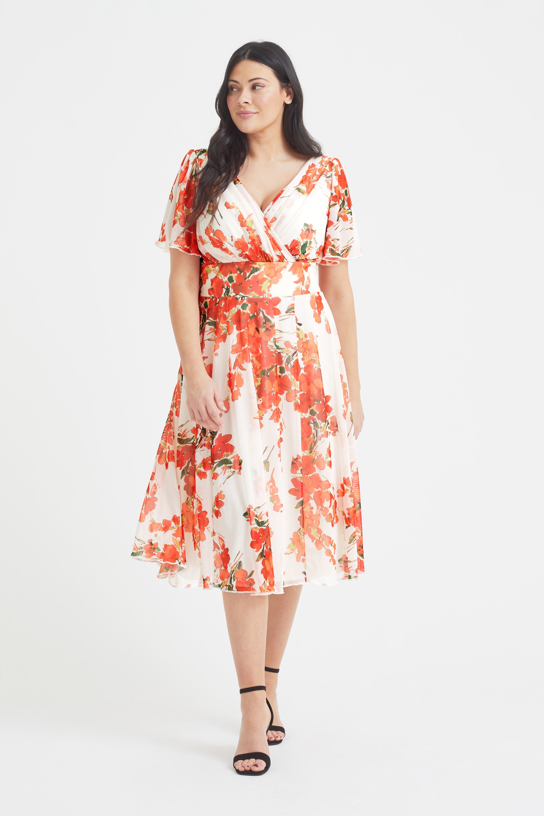 knee length dresses for ladies Luck & Trouble Flamingo Maxi Dress – All Dressed Up NZ