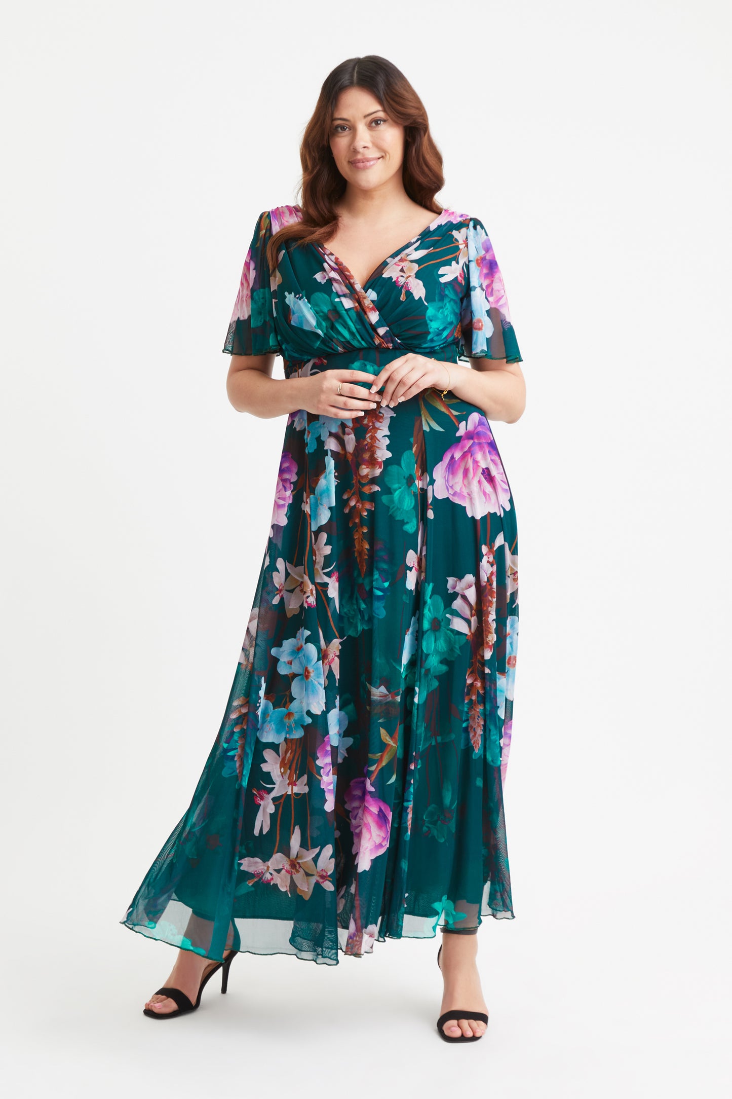 Bride Dress Shift Dress Wedding Outfit Isabelle New Green Multi Float Sleeve Maxi Dress Scarlett Jo Bride Dress Shift Dress Wedding Outfit Isabelle New Green Multi Float Sleeve Maxi Dress Scarlett Jo