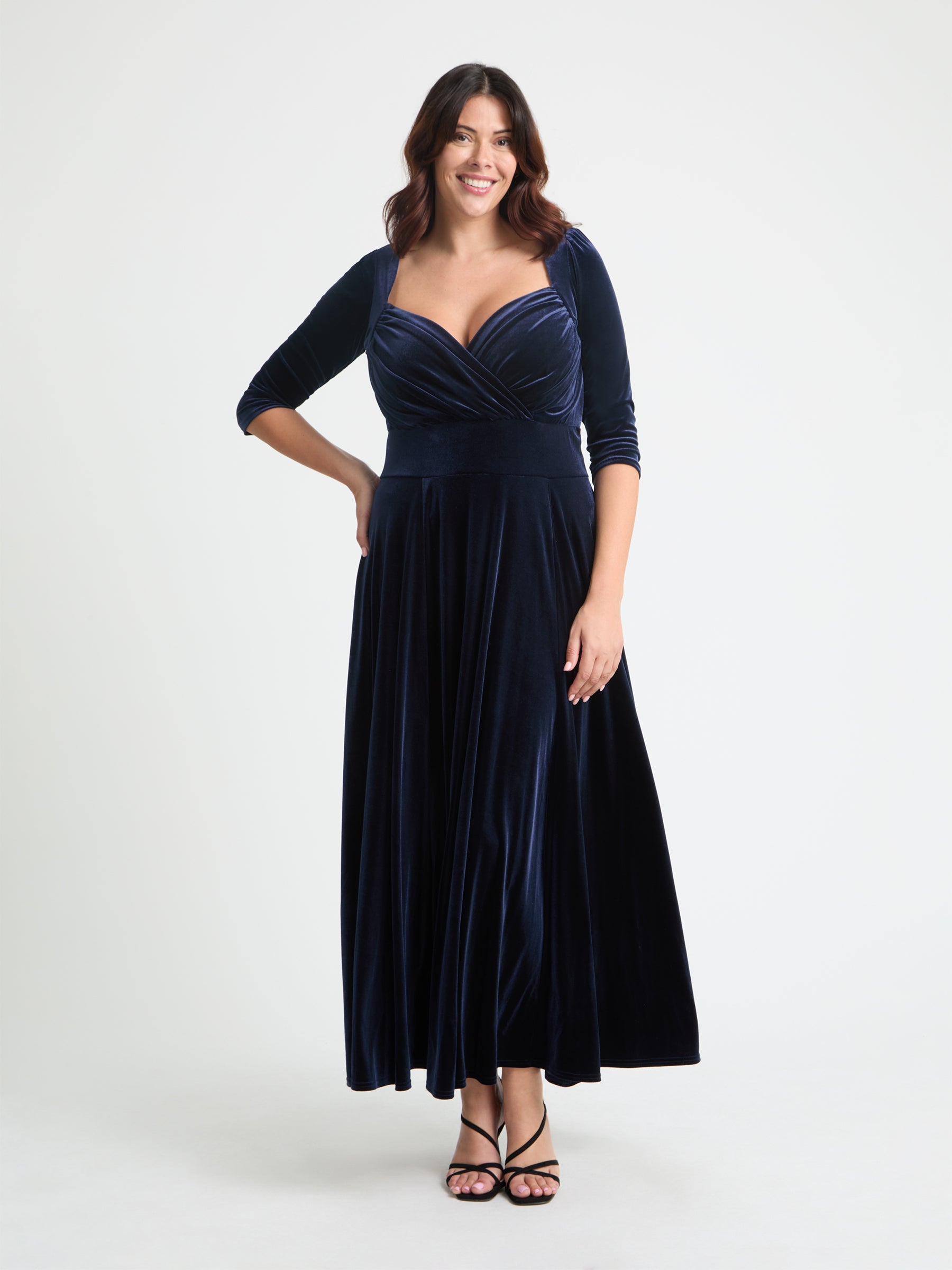 Deluxe Velvet Float Dress