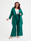 Petite Green Waterfall Jacket