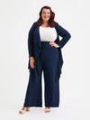 Petite Navy Waterfall Jacket