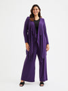 Petite Purple Waterfall Jacket
