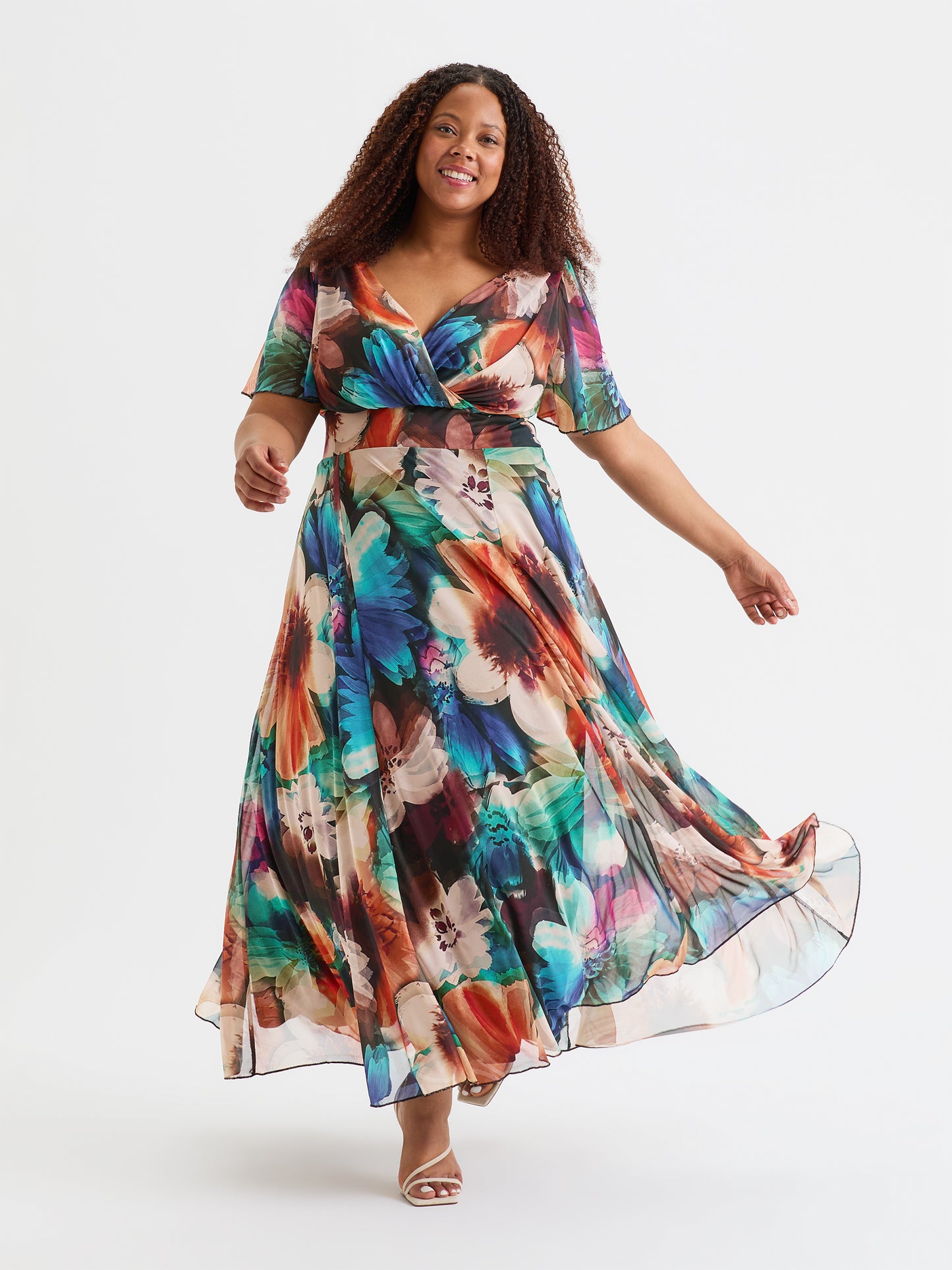 floaty maxi dresses with sleeves Fortunate One