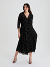 Katherine Vintage Black Long Midi Dress