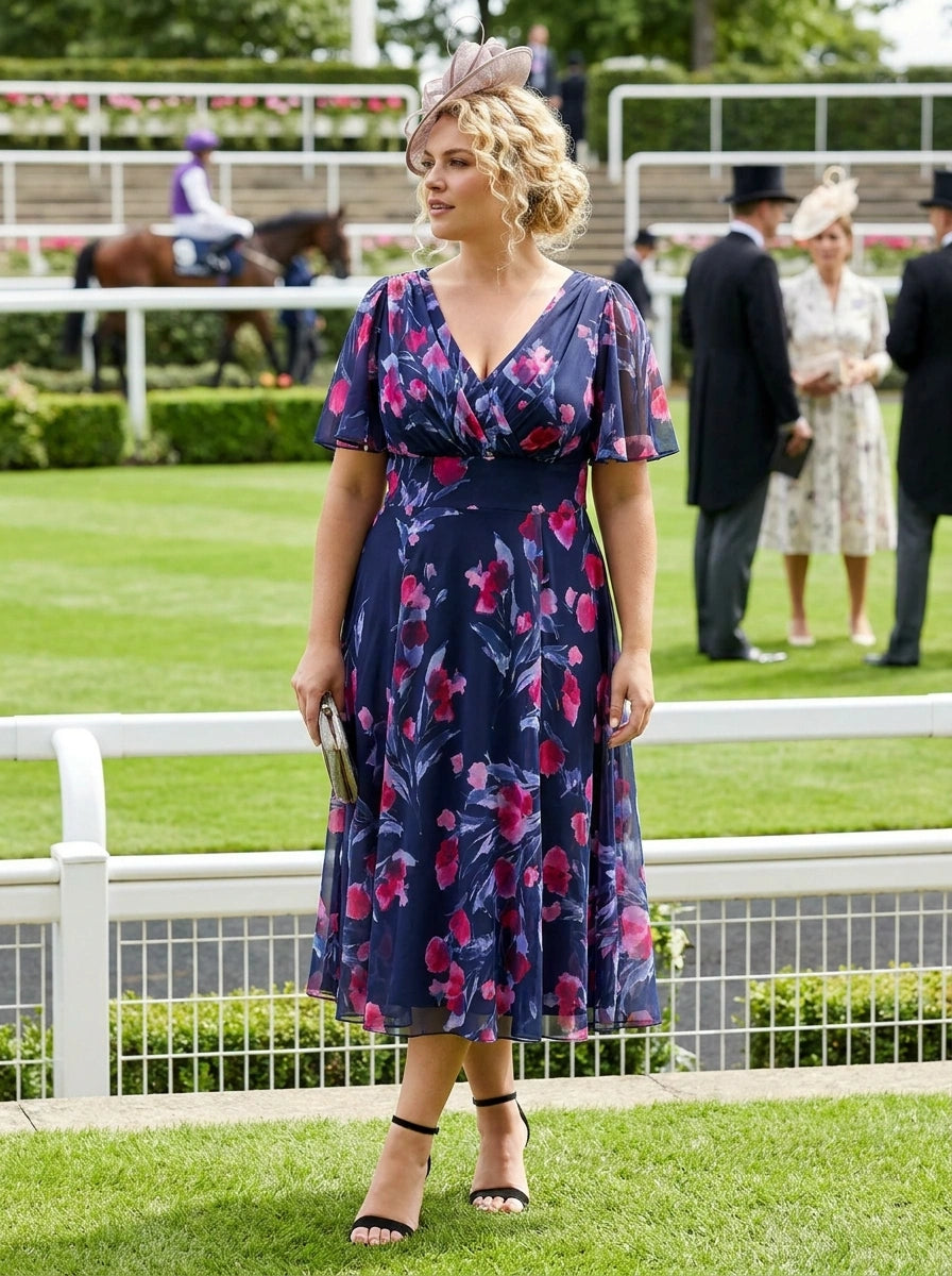 navy blue and pink floral dress Buy Navy Blue Floral Pleated Mesh V-Neck Occasion Maxi Dress from Next USA