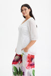 Ivory V Neck Tunic