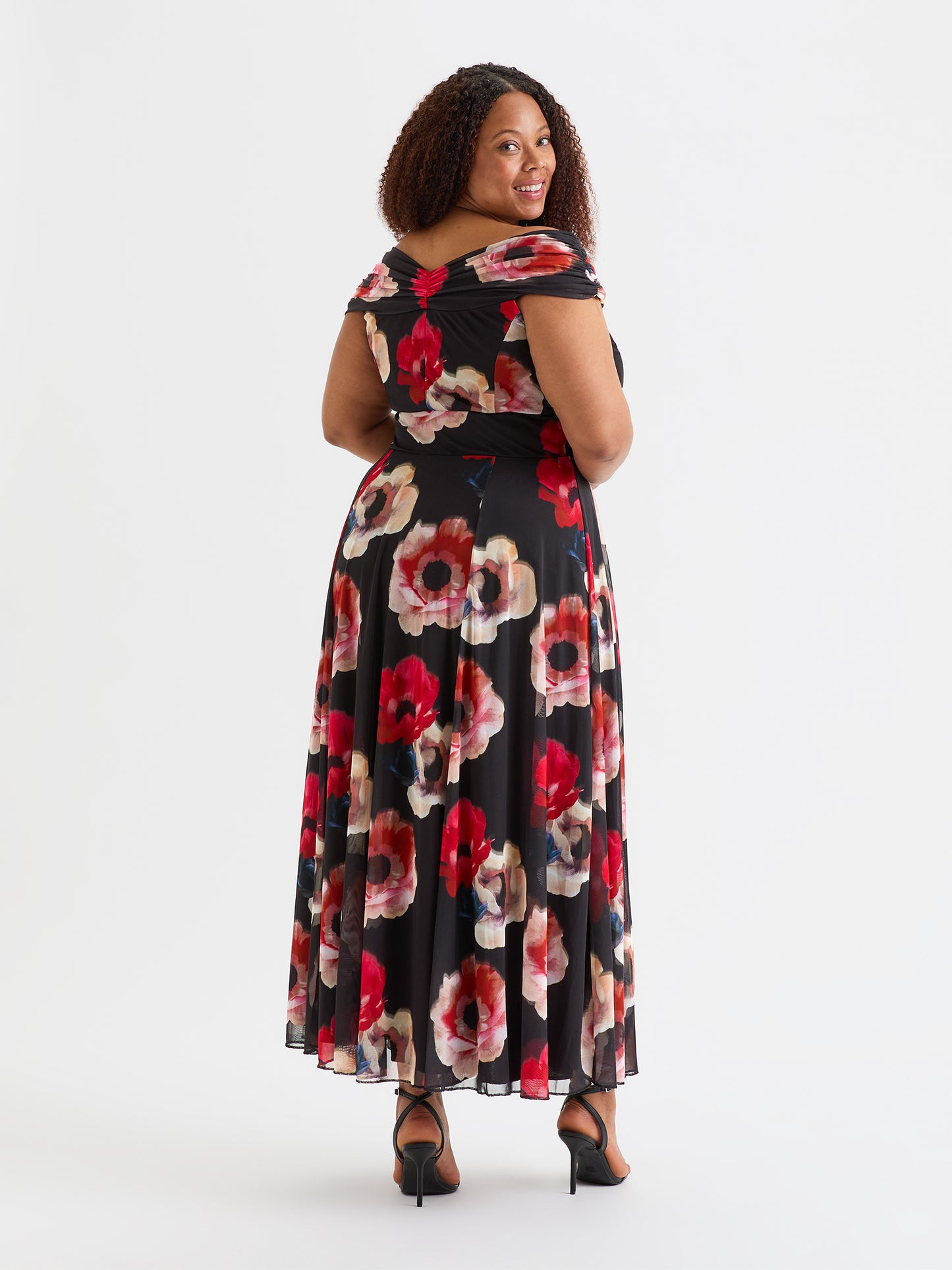 Plus Size Scarlett & Jo Off The Shoulder Wrap Maxi Dress Plus Size Scarlett & Jo Off The Shoulder Wrap Maxi Dress