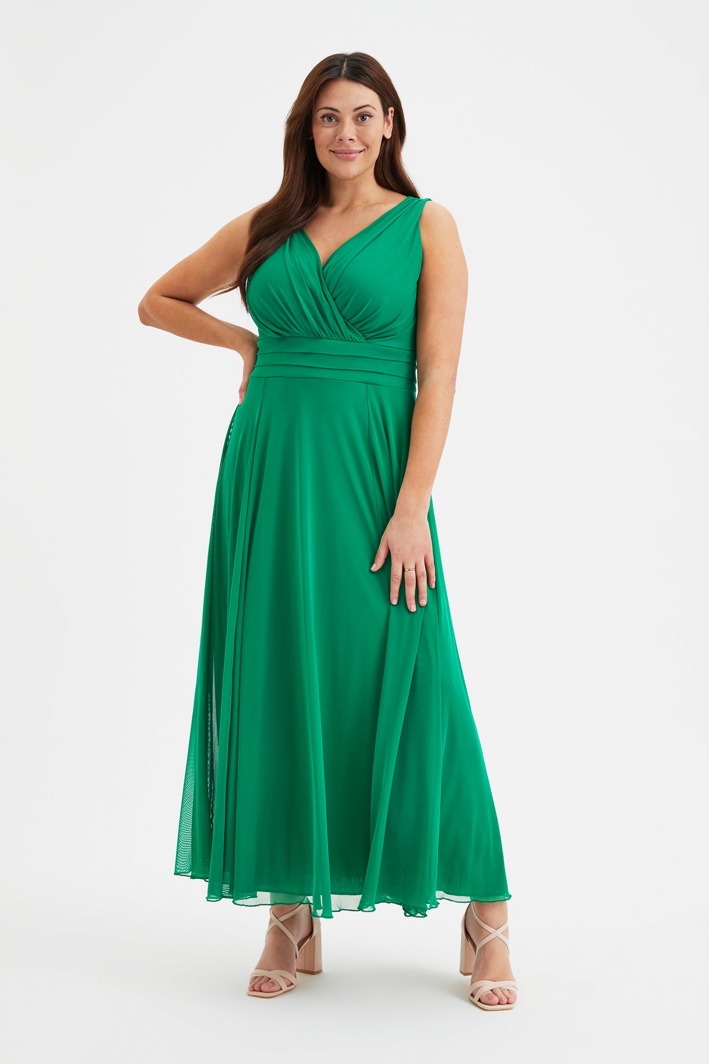 Plus Size Scarlett & Jo Nancy Marilyn Chiffon Maxi Dress Plus Size Scarlett & Jo Nancy Marilyn Chiffon Maxi Dress