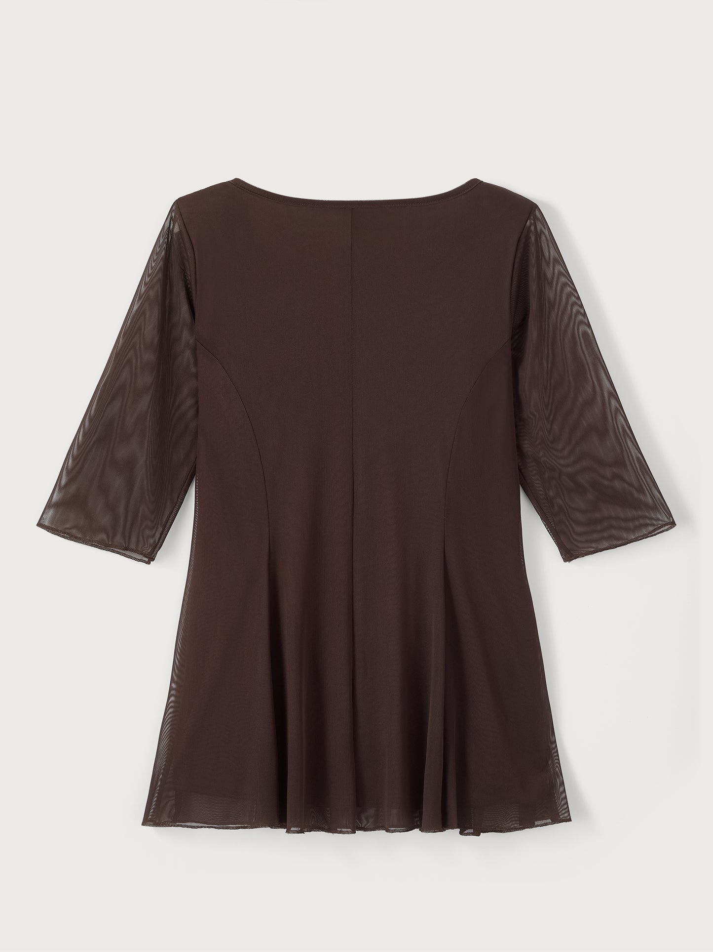 Chocolate V Neck Tunic