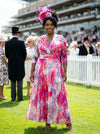 Petite Verity Pastiche Ombre Print Maxi Gown