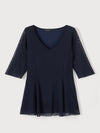 Navy V Neck Tunic