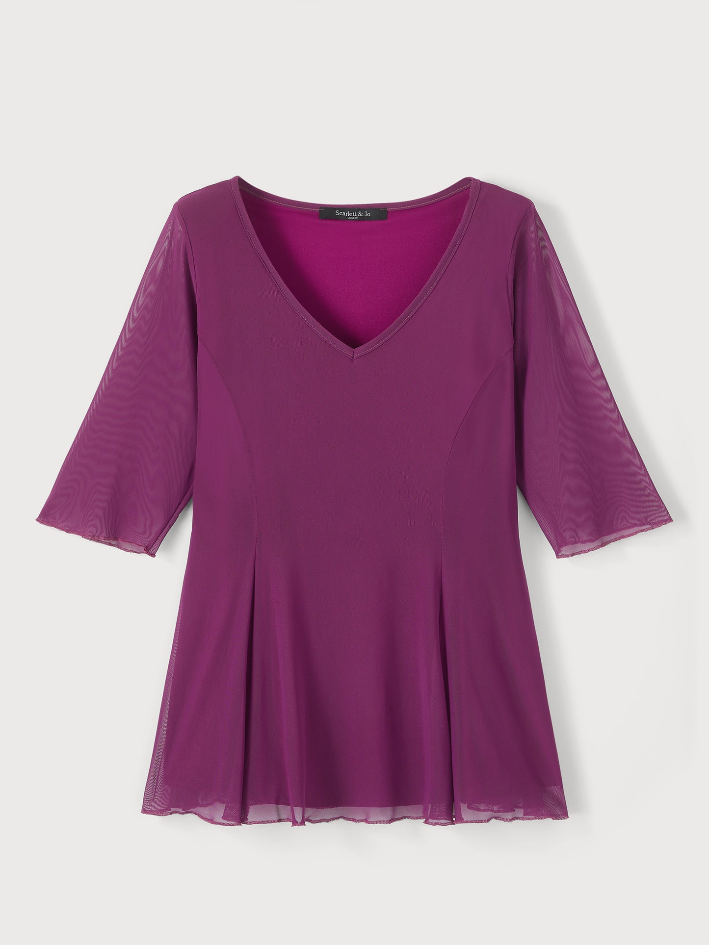 Mulberry V Neck Tunic