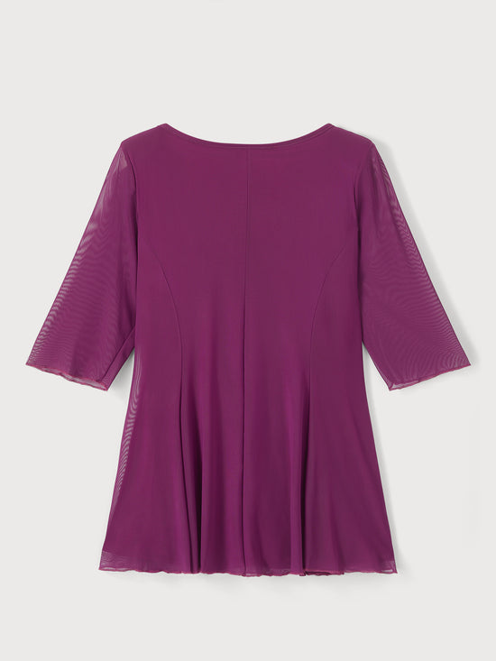 Mulberry V Neck Tunic