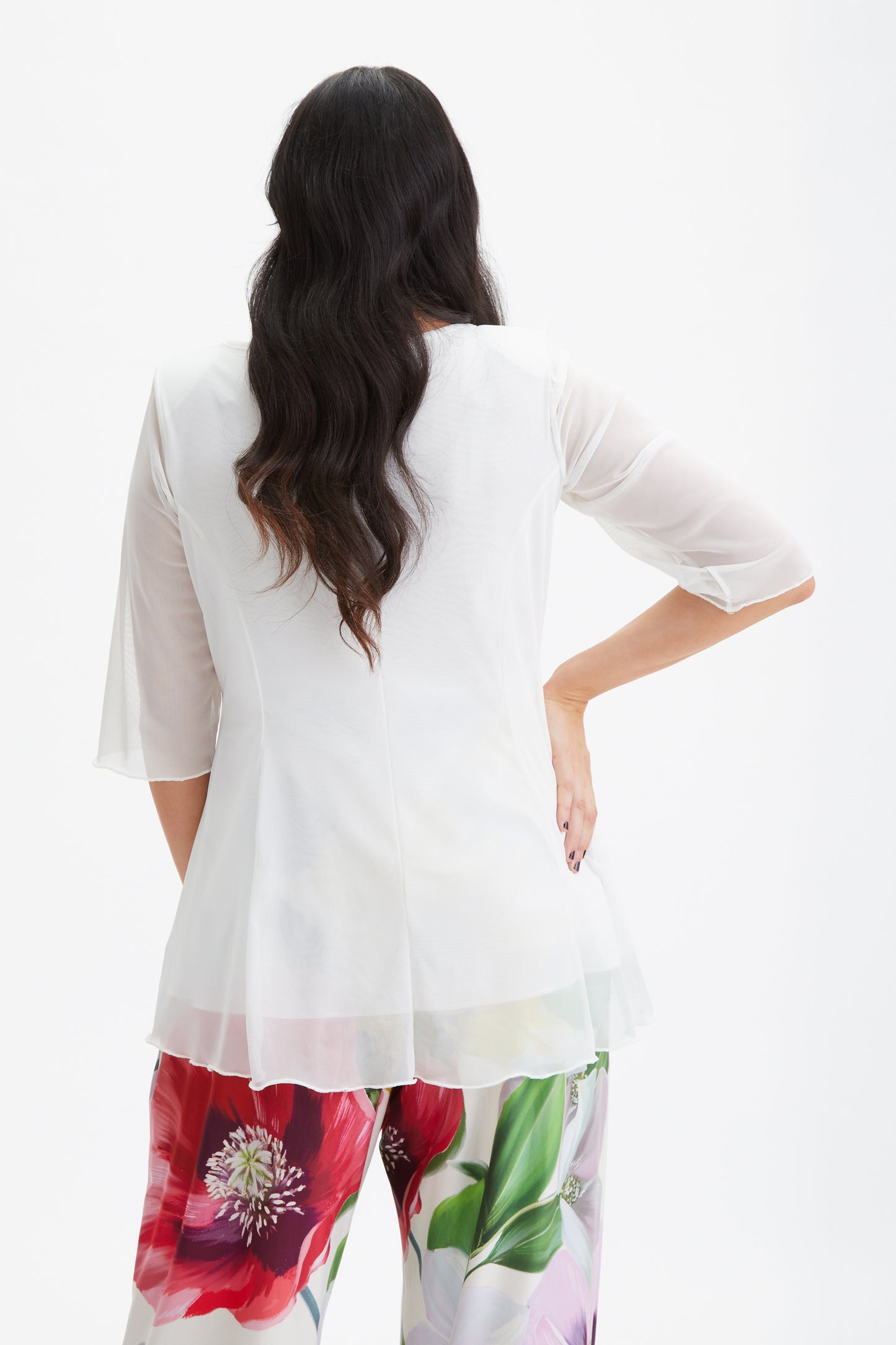 Load image into Gallery viewer, Ivory V Neck Tunic
