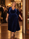 Soraya Midnight Velvet Kimono Dress