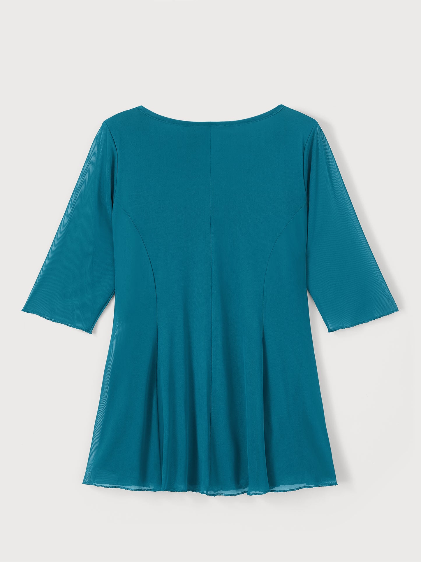 Teal V Neck Tunic
