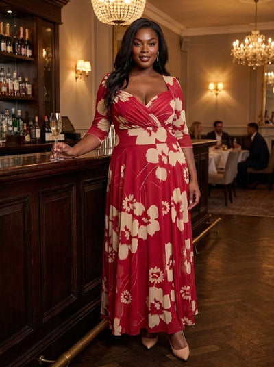 cream red dress Elizabeth Print Mesh Bolero Wrap Bodice Maxi Gown – Scarlett & Jo Alyce Paris Floral A-Line sbc-Pleated for the best fit Color:Daffodil