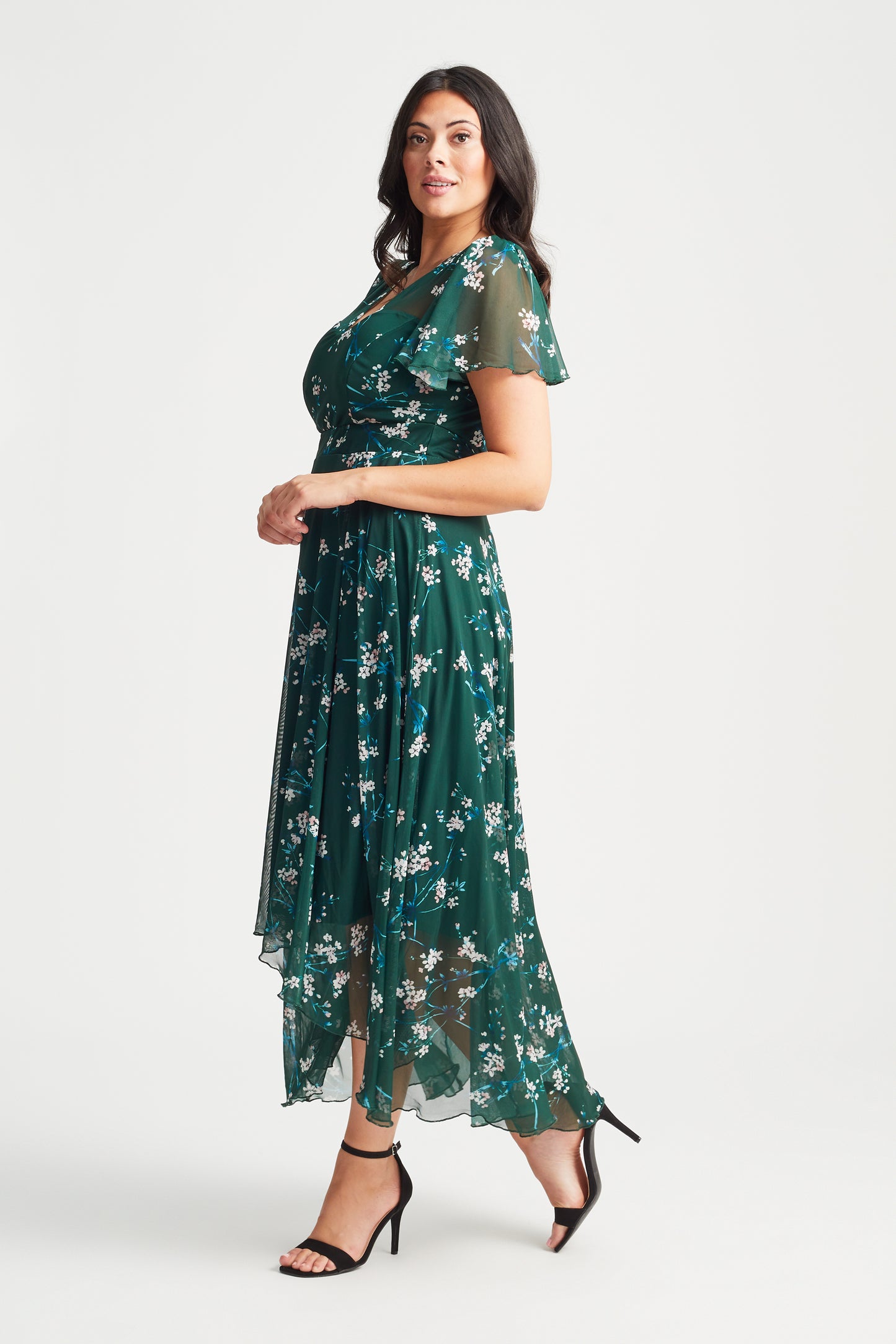 tilly green dress Tilly Tiered Maxi Dress - Sage Green - XXS