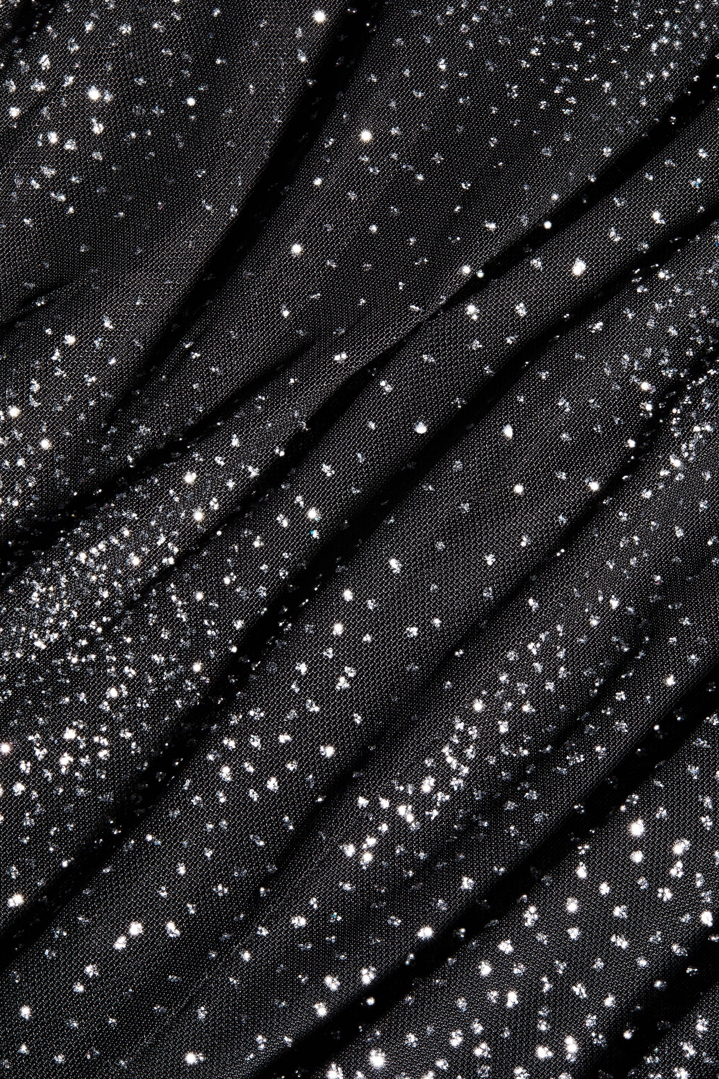 Silver Black Glitter Maxi Bodycon Dress