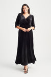 Verity Timeless Eveningwear Velvet Black Maxi Gown