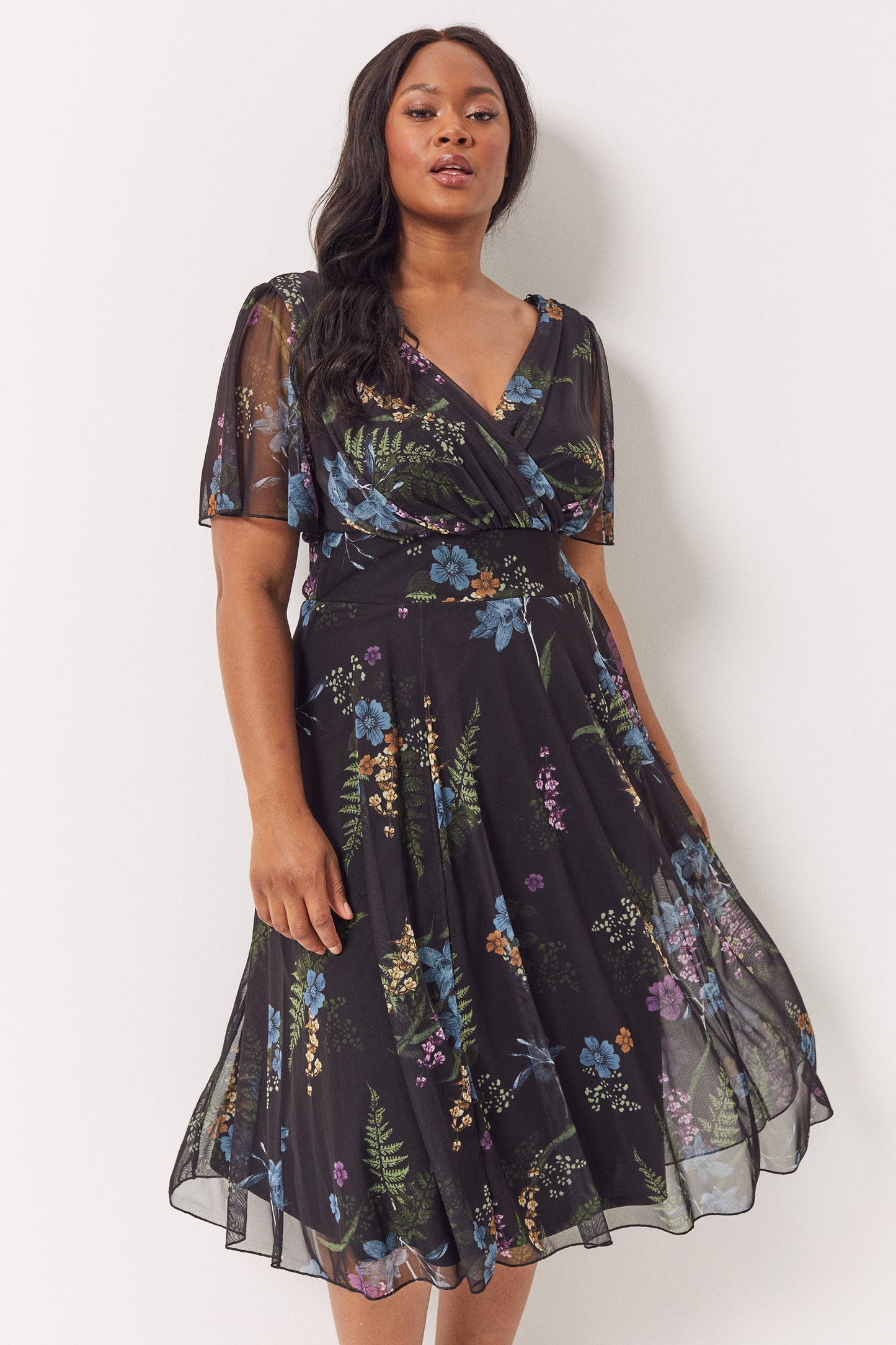 blue angel print dress Angel In Blue Stained Glass " A-Line Dress for Sale by BlackStarGirl