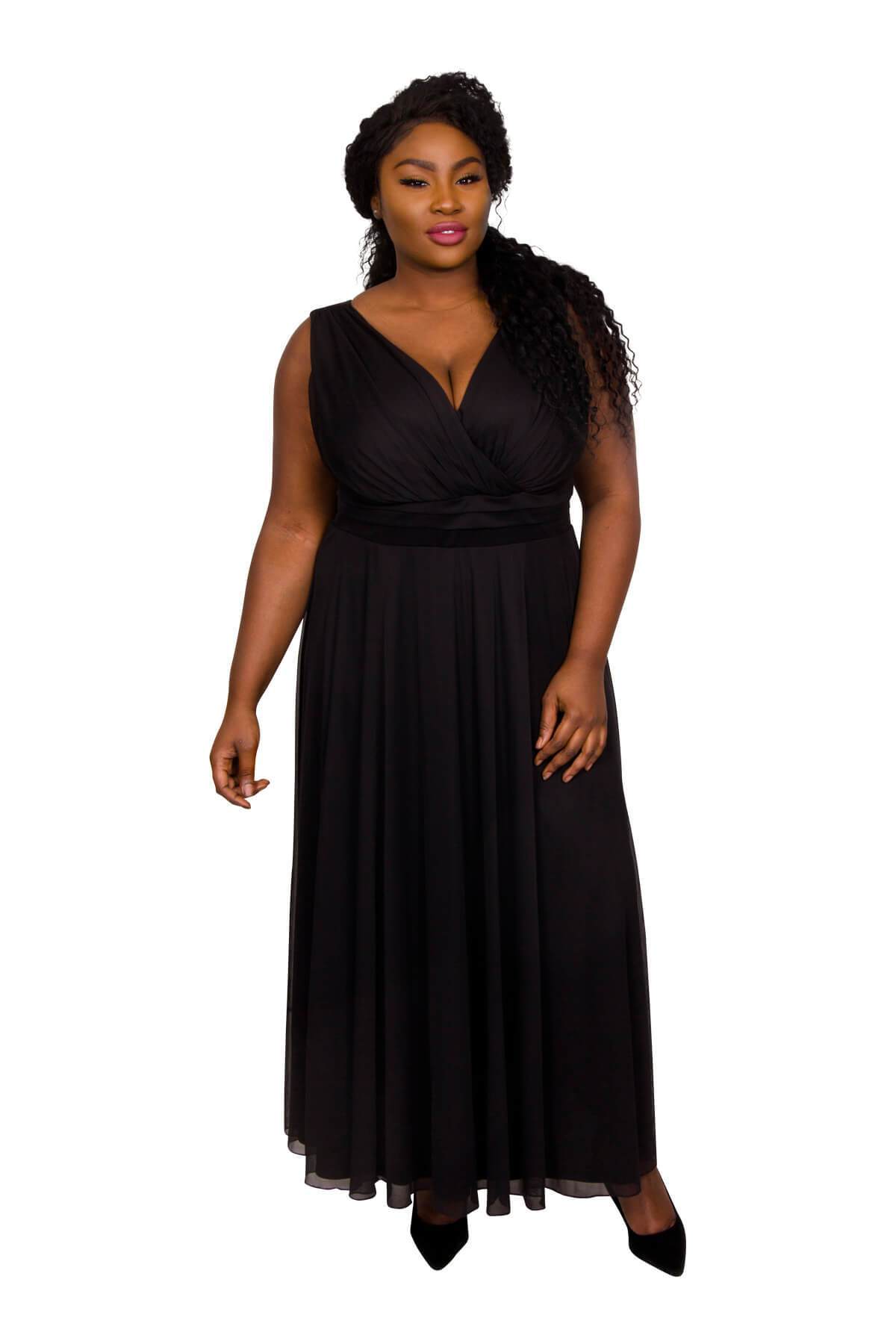 Plus Size Scarlett & Jo Nancy Marilyn Chiffon Maxi Dress Plus Size Scarlett & Jo Nancy Marilyn Chiffon Maxi Dress