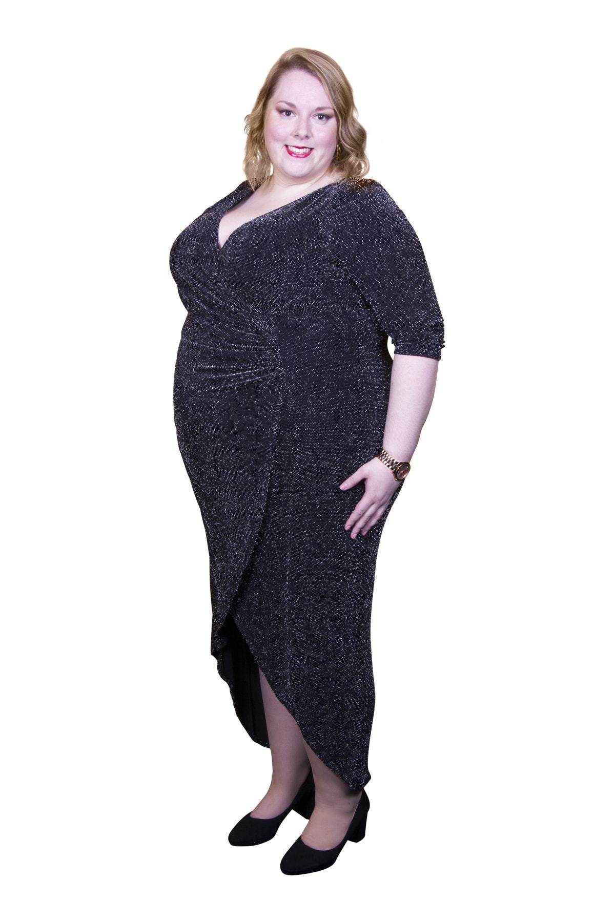 Glitter Maxi Bodycon Dress Scarlett & Jo Glitter Maxi Bodycon Dress Scarlett & Jo