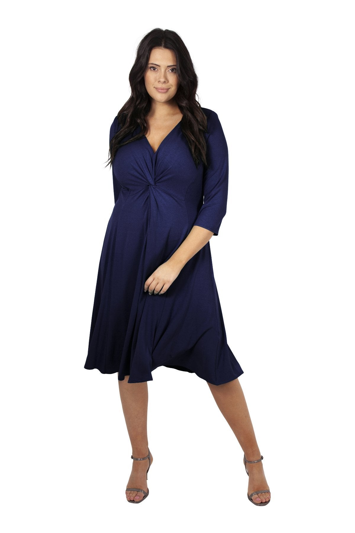 Scarlett & Jo Dresses Blueberry / 12 Lauren Knot Front Dress