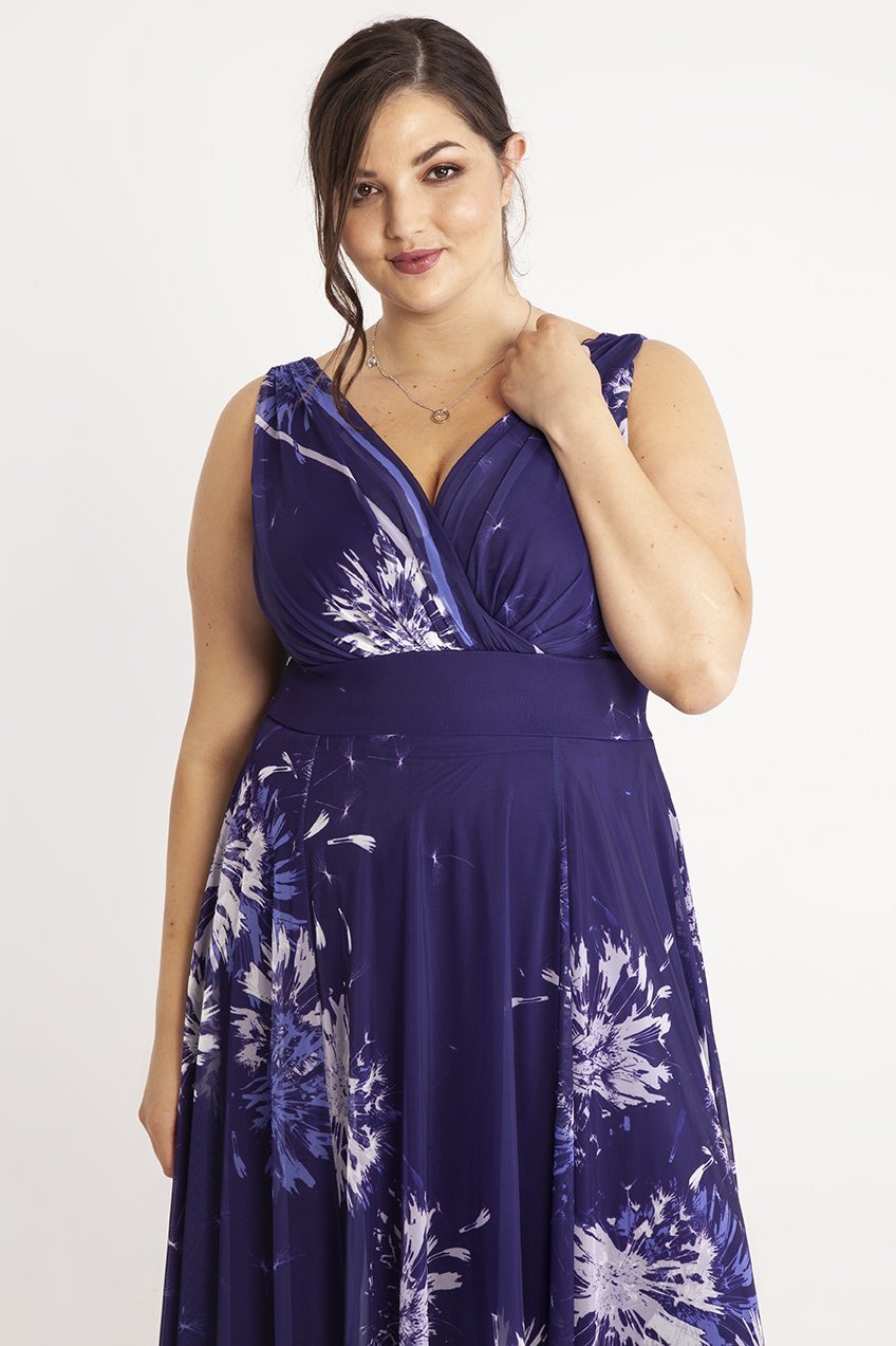 purple print dress Martha Purple Print Maxi Dress – Scarlett & Jo