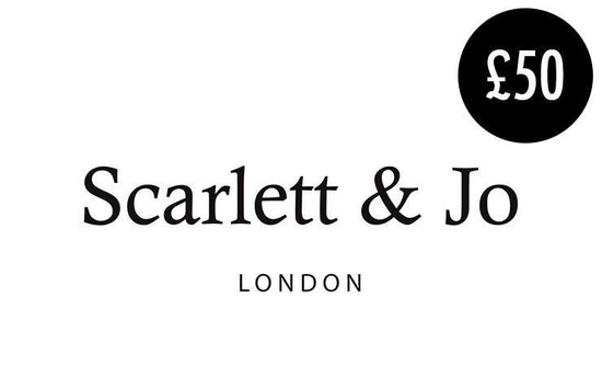 Scarlett & Jo Gift cards £50.00 £50 Gift Card