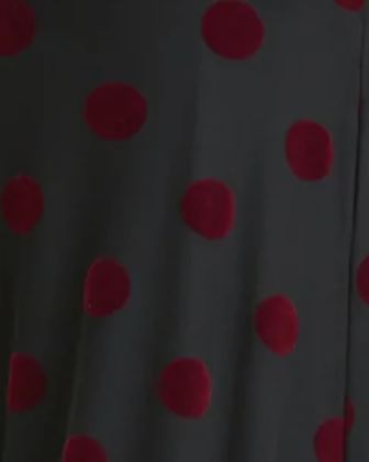 Isabelle Burgundy Velvet Spot Angel Sleeve Maxi Dress